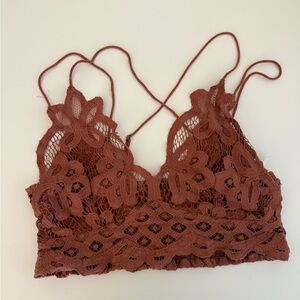 FP Lace Bralette in Rust